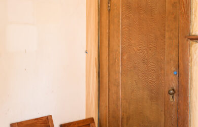 Exterior wood door refinishing
